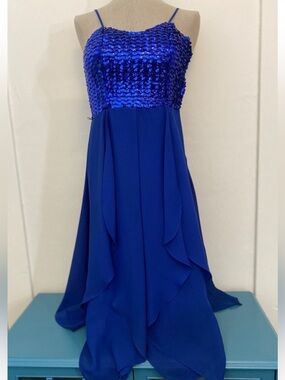 Vintage Sequin and Chiffon Disco Dress